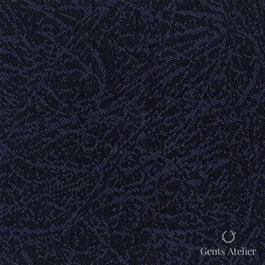 Костюмная ткань Marzoni 612 - 051 / 1100 — Тёмно-синий, жаккард, 51% шерсть, 49% Viscose