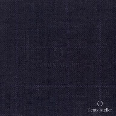 Костюмная ткань Marzoni 600 - 428 / 900 — Тёмно-коричневый / Фиолетовый, виндоупейн, 100% шерсть
