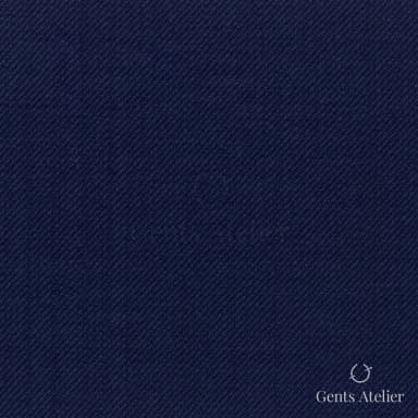 Костюмная ткань Marzoni 607 - 512 / 900 — Полуночно-синий, однотонная, 100% шерсть