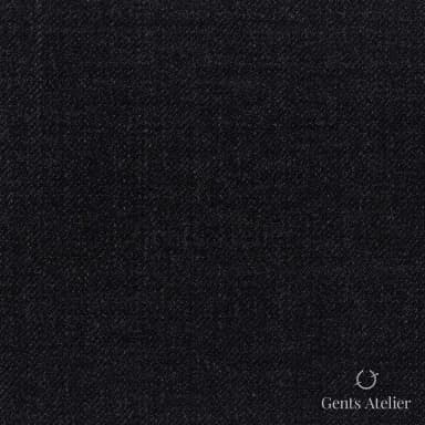 Костюмная ткань Marzoni 609 - 983 / 900 — Угольно-серый, однотонная, 100% шерсть