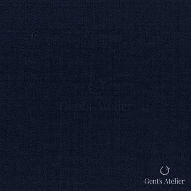 Костюмная ткань Marzoni 609 - 991 / 900 — Тёмно-синий, однотонная, 100% шерсть