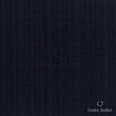 Костюмная ткань Marzoni 621 - 127 / 900 — Синий, в полоску, 100% шерсть