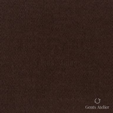 Костюмная ткань Marzoni 605 - 357 / 500 — Коричневый, однотонная, 98% Cotton / 2% Lycra