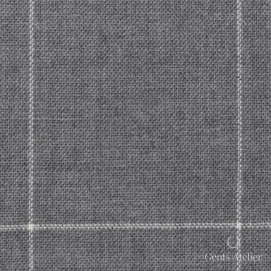Костюмная ткань Marzoni 619 - 142 / 1000 — Серый / Белый, виндоупейн, 100% шерсть
