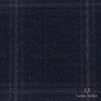 Костюмная ткань Marzoni 651 - 782 / 1000 — Синий / Лавандовый, виндоупейн, 100% шерсть
