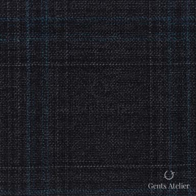 Костюмная ткань Marzoni 651 - 783 / 1000 — Серый / Зелёный, виндоупейн, 100% шерсть