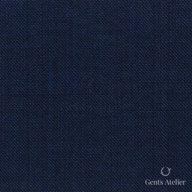 Костюмная ткань Marzoni 651 - 853 / 1200 — Тёмно-синий, однотонная, 100% шерсть
