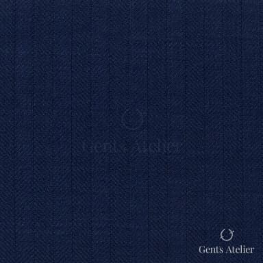 Костюмная ткань Marzoni 723 - 038 / 1200 — Синий, в полоску, 100% шерсть