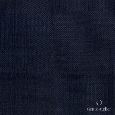 Костюмная ткань Marzoni 723 - 114 / 1200 — Синий, однотонная, 100% шерсть