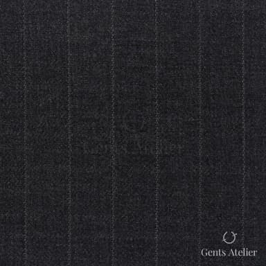 Костюмная ткань Marzoni 725 - 543 / 1400 — Серый, в полоску, 100% шерсть