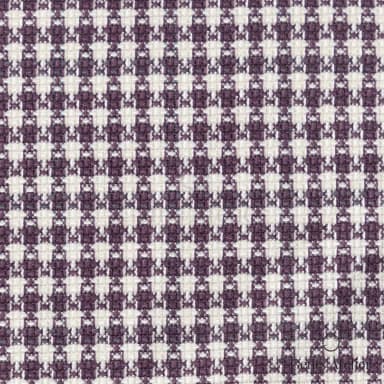 Костюмная ткань Marzoni 602 - 017 / 900 — Кирпичный / Белый, в клетку, 50% шерсть, 50% Silk