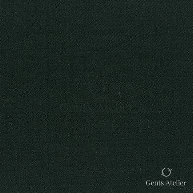 Костюмная ткань Marzoni 602 - 263 / 800 — Тёмно-зелёный, однотонная, 100% шерсть