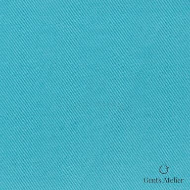 Костюмная ткань Marzoni 614 - 332 / 500 — Бирюзово-зелёный, однотонная, 97% Supima Cotton, 3% Lycra