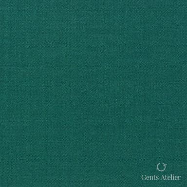 Костюмная ткань Marzoni 620 - 787 / 700 — Зелёный, однотонная, 100% шерсть