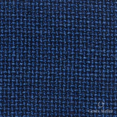 Костюмная ткань Marzoni 655 - 542 / 1200 — Сапфировый, однотонная, 44% шерсть, 28% Silk, 28% Linen