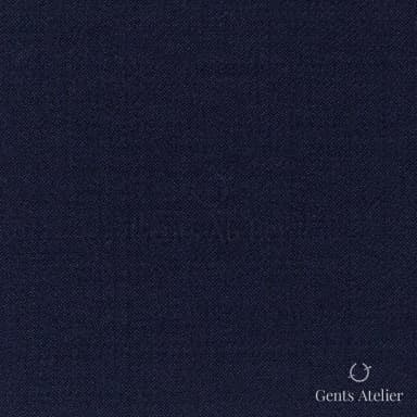 Костюмная ткань Marzoni 620 - 797 / 700 — Dark Blue, однотонная, 100% шерсть