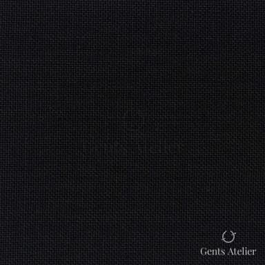 Костюмная ткань Marzoni 620 - 937 / 900 — Чёрный, однотонная, 100% шерсть