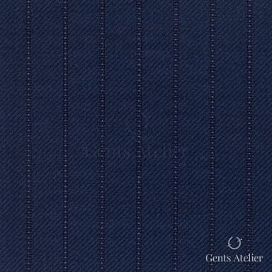 Костюмная ткань Marzoni 618 - 367 / 1200 — Синий, полоса, 100% шерсть