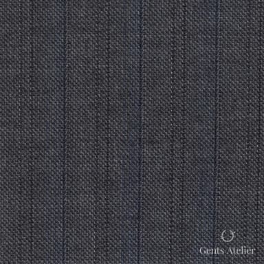 Костюмная ткань Marzoni 618 - 370 / 1200 — Серый, полоса, 100% шерсть