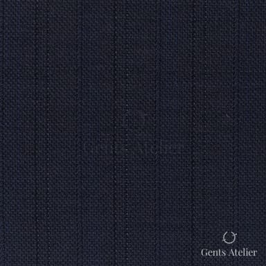 Костюмная ткань Marzoni 618 - 371 / 1200 — Тёмно-синий, полоса, 100% шерсть