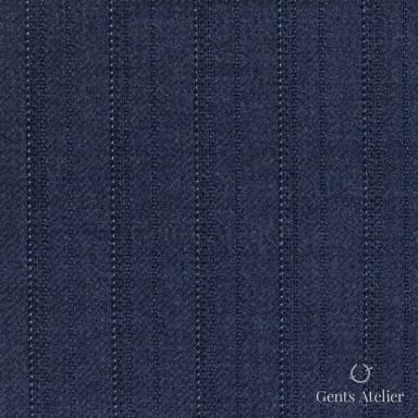 Костюмная ткань Marzoni 618 - 399 / 1200 — Синий, полоса, 100% шерсть