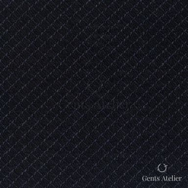Костюмная ткань Marzoni 622 - 042 / 800 — Тёмно-синий, оконная клетка, 100% шерсть