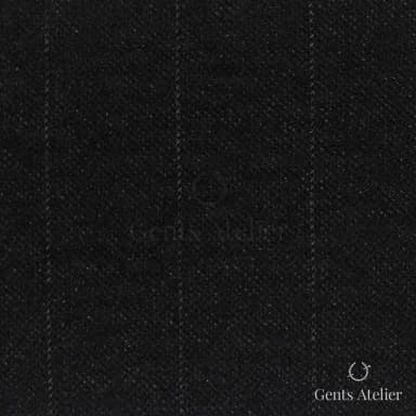 Костюмная ткань Marzoni 628 - 724 / 1500 — Тёмно-синий, полоса, 100% шерсть