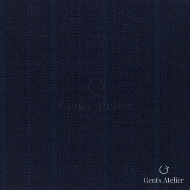 Костюмная ткань Marzoni 651 - 836 / 1200 — Синий, полоса, 100% шерсть