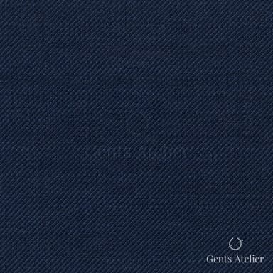Костюмная ткань Marzoni 723 - 086 / 1100 — Тёмно-синий, ёлочка, 100% шерсть