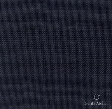 Костюмная ткань Marzoni 723 - 187 / 1100 — Тёмно-синий, оконная клетка, 100% шерсть