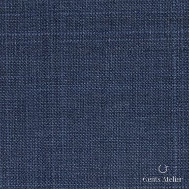 Костюмная ткань Marzoni 723 - 194 / 1100 — Синий, меланж, 100% шерсть