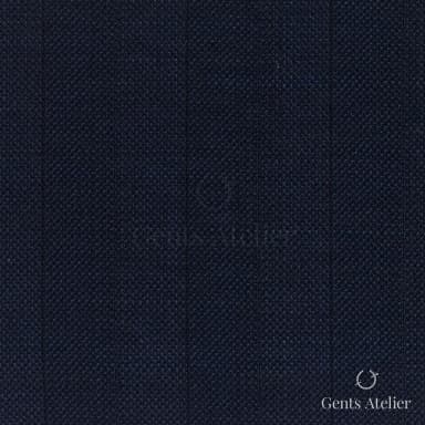 Костюмная ткань Marzoni 723 - 199 / 1100 — Тёмно-синий, оконная клетка, 100% шерсть