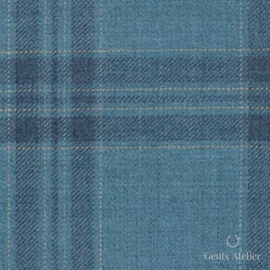 Костюмная ткань Marzoni 600 - 694 / 1000 — Зелёный / Yellow, оконная клетка, 100% шерсть