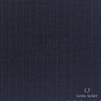 Костюмная ткань Marzoni 609 - 770 / 1000 — Тёмно-синий, полоса, 100% шерсть