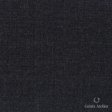 Костюмная ткань Marzoni 620 - 744 / 700 — Антрацит, однотонная, 100% шерсть