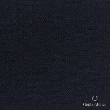 Костюмная ткань Marzoni 620 - 917 / 900 — Тёмно-синий, однотонная, 100% шерсть