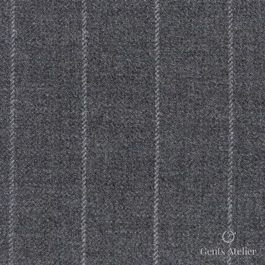 Костюмная ткань Marzoni 621 - 140 / 900 — Серый, полоса, 100% шерсть
