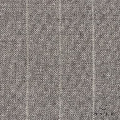 Костюмная ткань Marzoni 621 - 169 / 900 — Бежевый / Белый, полоса, 100% шерсть