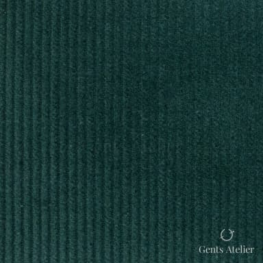 Костюмная ткань Marzoni 605 - 488 / 500 — Forest Green, полоса, 100% хлопок