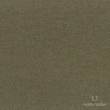 Костюмная ткань Marzoni 611 - 347 / 600 — Оливковый, однотонная, 98% хлопок, 2% лайкра
