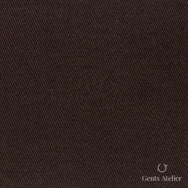 Костюмная ткань Marzoni 611 - 357 / 600 — Коричневый, однотонная, 98% хлопок, 2% лайкра