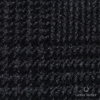 Костюмная ткань Marzoni 662 - 018 / 2200 — Антрацит, узор, 90% шерсть, 10% кашемир