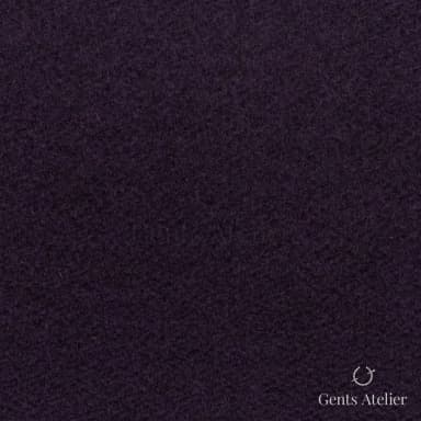 Костюмная ткань Marzoni 665 - 536 / 1200 — Тёмно-фиолетовый, однотонная, 90% шерсть, 10% кашемир
