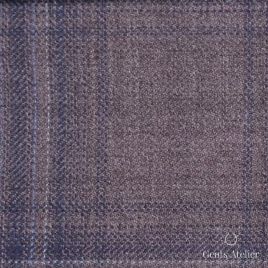 Костюм из Reda TTR3611 — лилово-серая клетка, 100% Шерсть