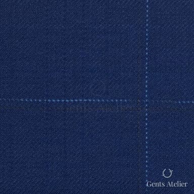 Костюм из Dino Filarte TRA2692 — тёмно-синий с красно-коричневой клеткой, 100% Шерсть