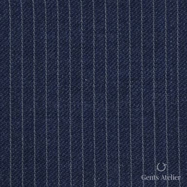 Костюм из Reda TTR2074 — тёмно-синий полоска, 100% Шерсть