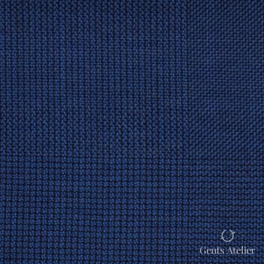 Костюм из Vitale Barberis Canonico TTV2095 — синий бёрдсай, 100% Шерсть