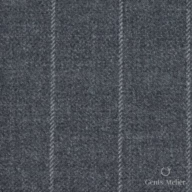 Костюм из Vitale Barberis Canonico TTV2604 — серый с меловой полоской, 100% Шерсть