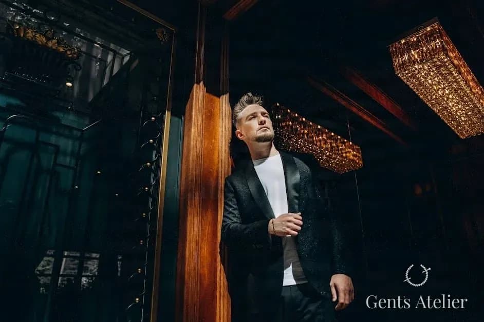 Чёрный смокинг для дресс-кода black tie