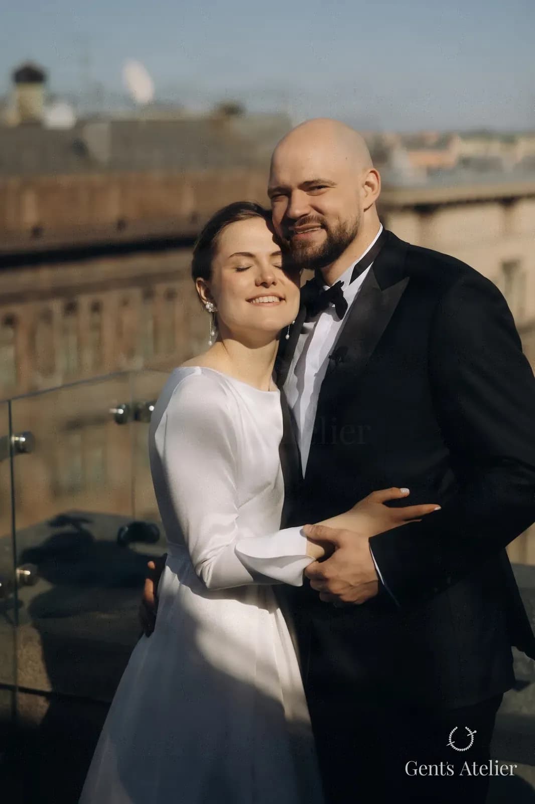 Свадебный смокинг из шерсти Stylbiella